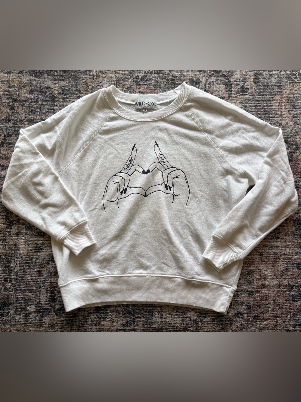 Wildfox Vanilla Girl Gang Sommers Hands Sweatshirt - Picture 3 of 3